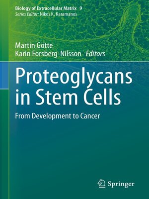 cover image of Proteoglycans in Stem Cells